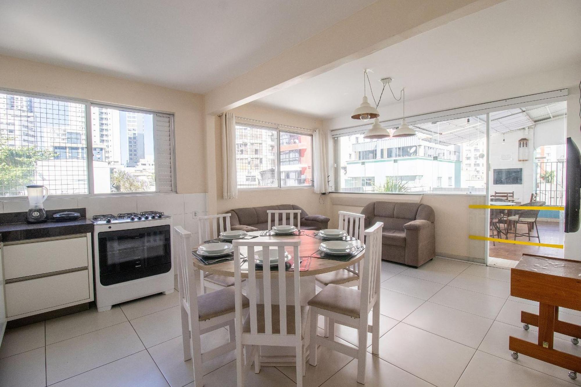 Plt41 - Sacada Ampla Com Churrasqueira, 3 Apartamento Balneario Camboriu